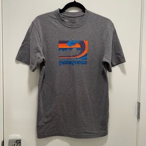 Patagonia Men's Save The Waves Grey T-Shirt